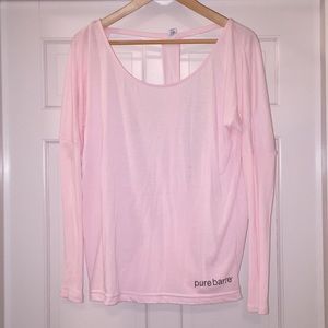 Pure Barre top/cover-up